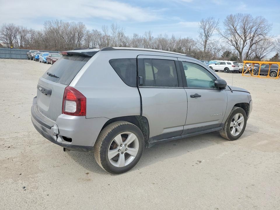 2014 Jeep Compass VIN 1C4NJCBB0FD110714 COPART salvage auction — FRONT END, Ia - Cert Of Title-Salvage Title, sold $1,950 on 2026-07-10 (photo 3)
