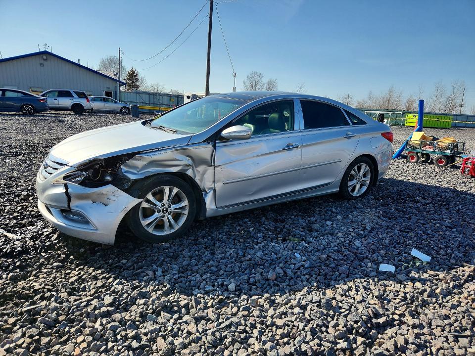 2012 Hyundai Sonata VIN 5NPEC4AC2CH499825 COPART salvage auction — SIDE, Il - Salvage Certificate, sold $600 on 2026-07-06 (photo 1)