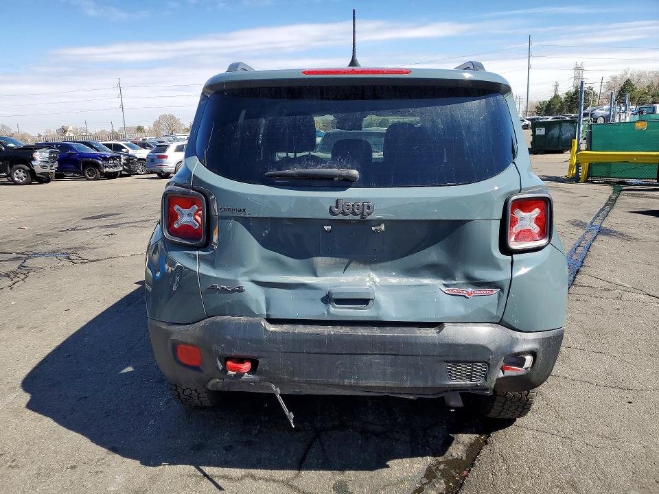 2018 Jeep Renegade VIN ZACCJBCB7JPG81109 COPART salvage auction — FRONT END, Salvage Title, sold $2,850 on 2026-08-18 (photo 6)