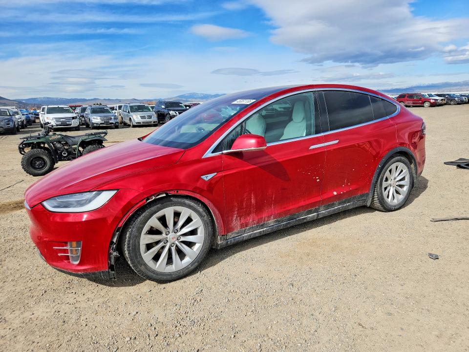 2016 Tesla Model x VIN 5YJXCBE26GF004187 COPART salvage auction — FRONT END, Mt - Salvage Certificate Of A Vehic, sold $6,200 on 2026-08-04 (photo 1)