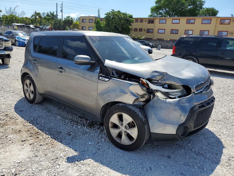 2016 Kia Soul VIN KNDJN2A28G7276199 COPART salvage auction — FRONT END, FL - CERT OF TITLE SLVG REBUILDABLE, sold $675 on 2026-07-02 (photo 4)