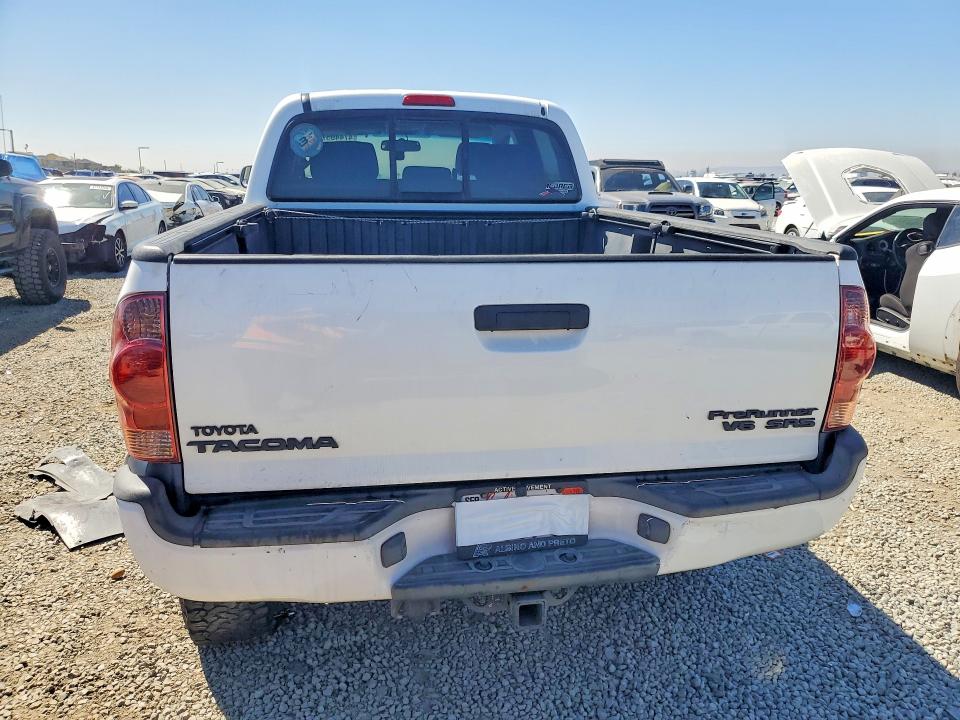 2008 Toyota Tacoma VIN 5TEKU72N98Z472028 COPART salvage auction — REAR END, Ca - Salvage Certificate, sold $4,150 on 2026-07-31 (photo 6)
