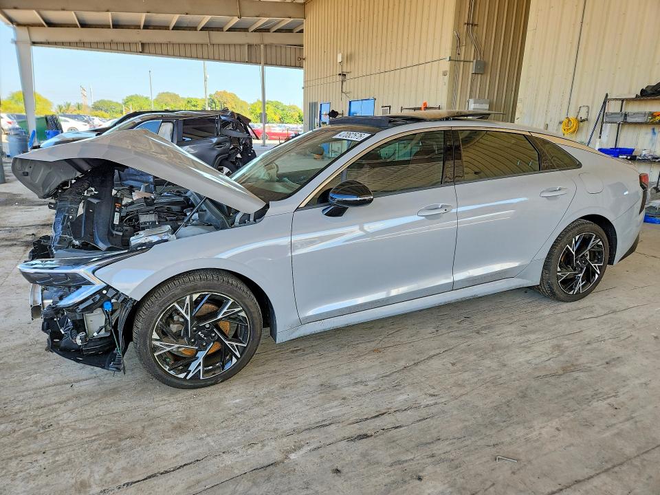 2025 Kia K5 VIN KNAG64J72S5283892 COPART salvage auction — FRONT END, Salvage Title, sold $275 on 2026-07-22 (photo 1)