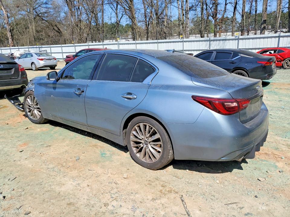 2019 Infiniti Q50 VIN JN1EV7AP3KM542994 COPART salvage auction — FRONT END, Ga - Cert Of Title-Salvage, sold $3,750 on 2026-07-28 (photo 2)