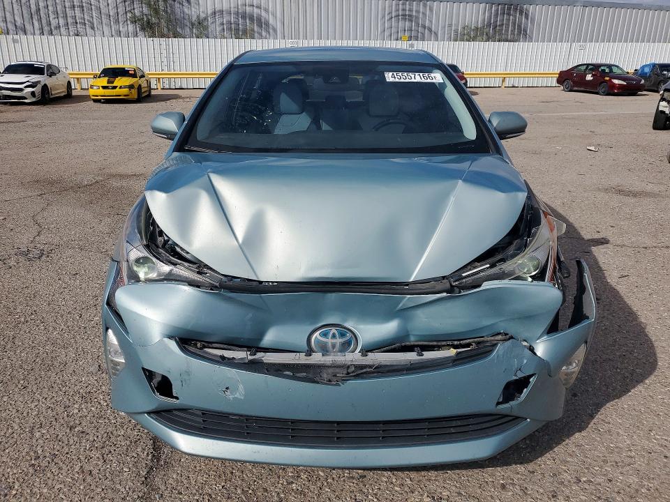 2016 Toyota Prius VIN JTDKARFU5G3510101 COPART salvage auction — FRONT END, Id - Salvage Certificate Of Title, sold $2,700 on 2026-07-17 (photo 5)