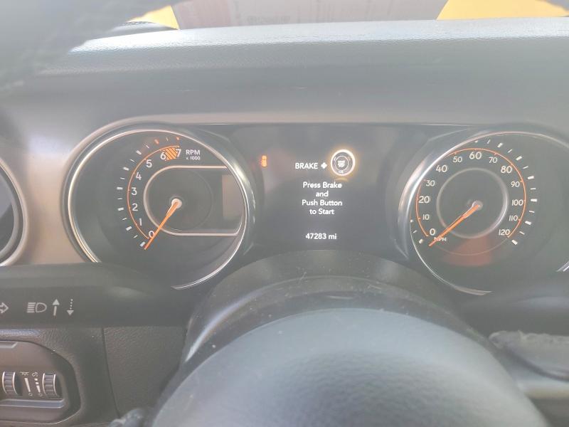 2021 Jeep Wrangler unlimited VIN 1C4HJXDN0MW744800 COPART salvage auction — NORMAL WEAR, Mo - Cert Of Title-Repossessed, sold $11,600 on 2026-07-02 (photo 9)