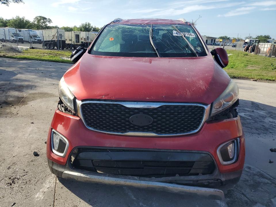 2018 Kia Sorento VIN 5XYPH4A59JG340204 COPART salvage auction — ROLLOVER, Fl - Certificate Of Destruction, sold $450 on 2026-07-30 (photo 5)