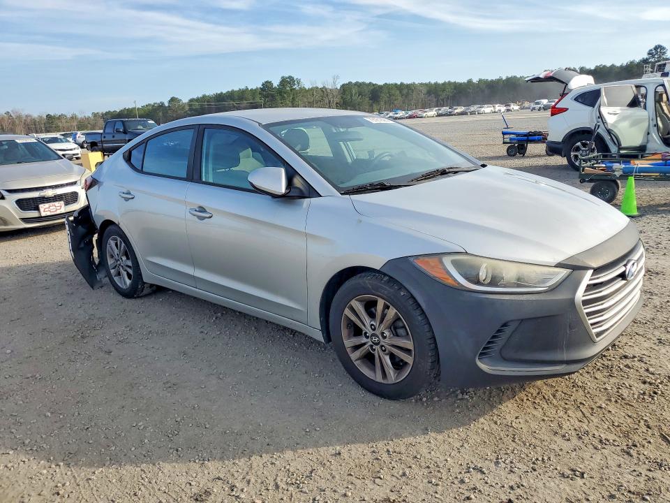 2017 Hyundai Elantra VIN KMHD84LF3HU203532 COPART salvage auction — REAR END, Nc - Salvage Certificate Of Title, sold $975 on 2026-07-20 (photo 4)
