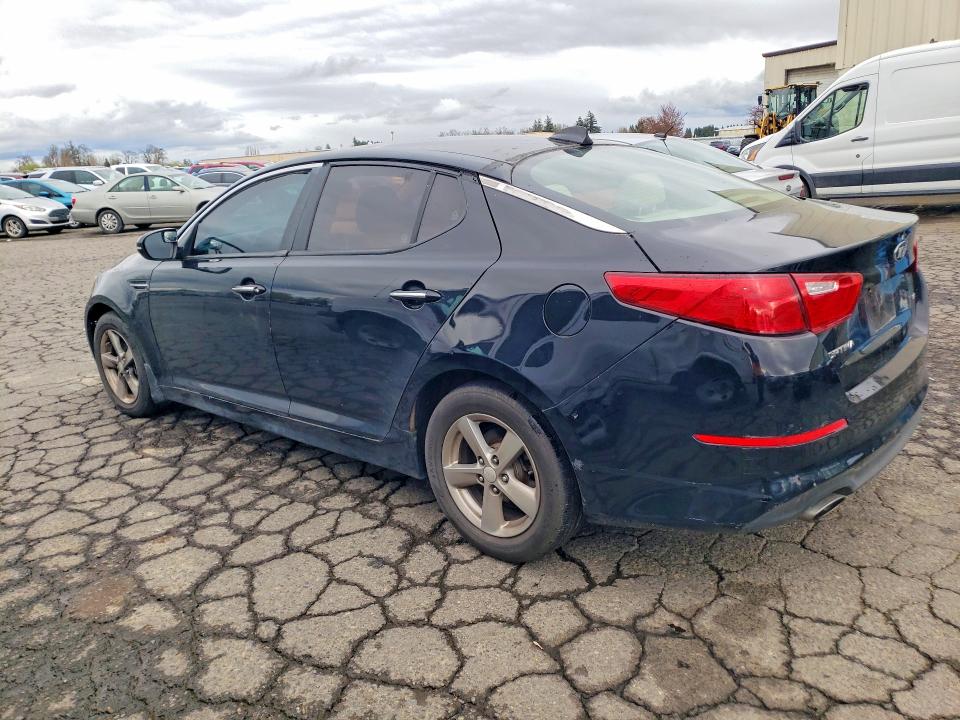 2015 Kia Optima VIN 5XXGM4A72FG459723 COPART salvage auction — REAR END, Or - Lien Papers, Clean Title, sold $300 on 2026-07-20 (photo 2)