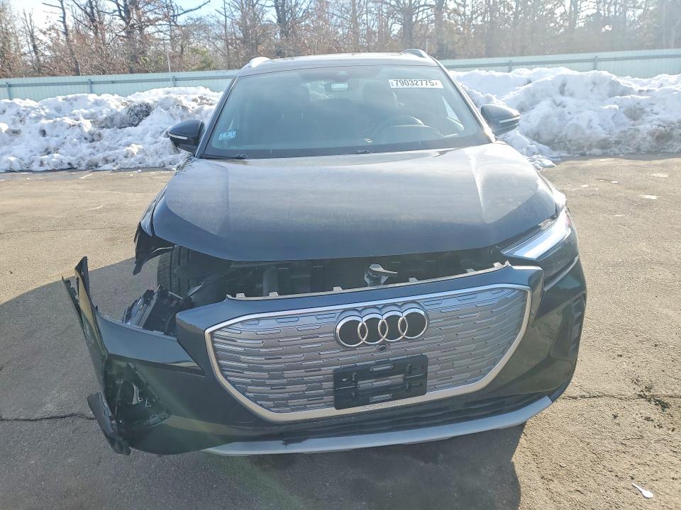 2022 Audi Q4 e-tron VIN WA1H2BFZ3NP030259 COPART salvage auction — FRONT END, Ma - Cert Of Title-Salvage, sold $9,400 on 2026-07-13 (photo 5)