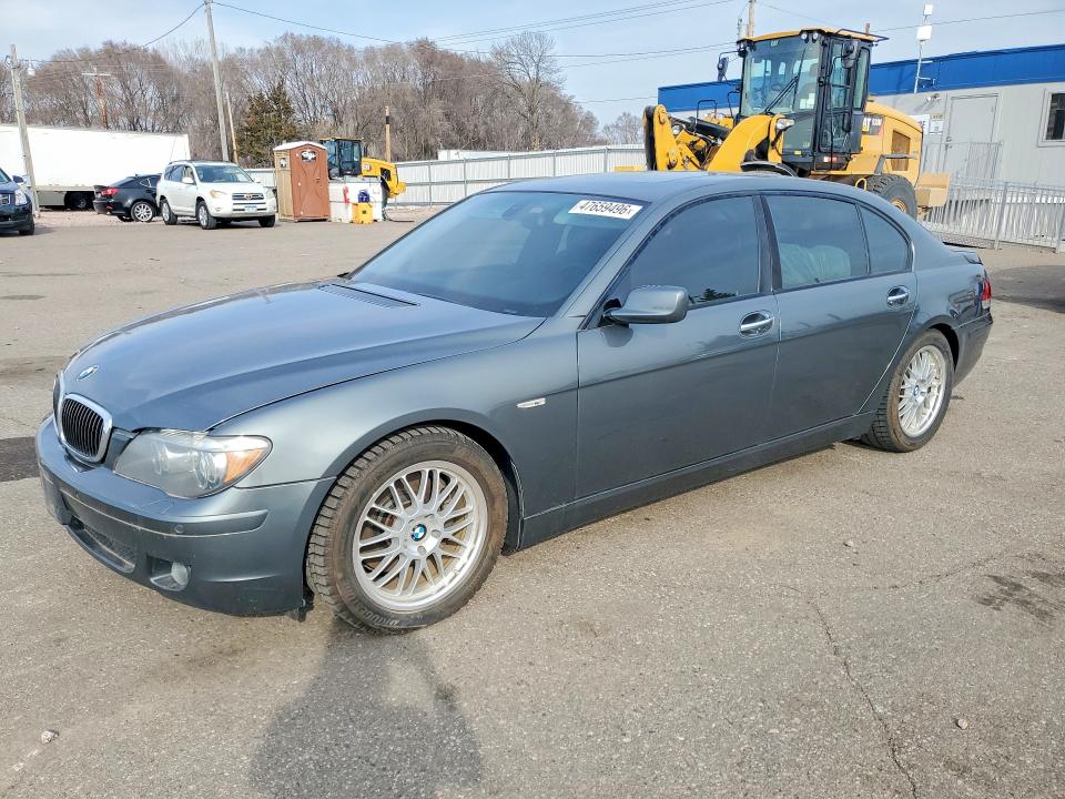2008 BMW 7 series VIN WBAHN83588DT83472 COPART salvage auction — NORMAL WEAR, MN - PARTS VEHICLE BILL OF SALE, sold $450 on 2026-07-30 (photo 1)