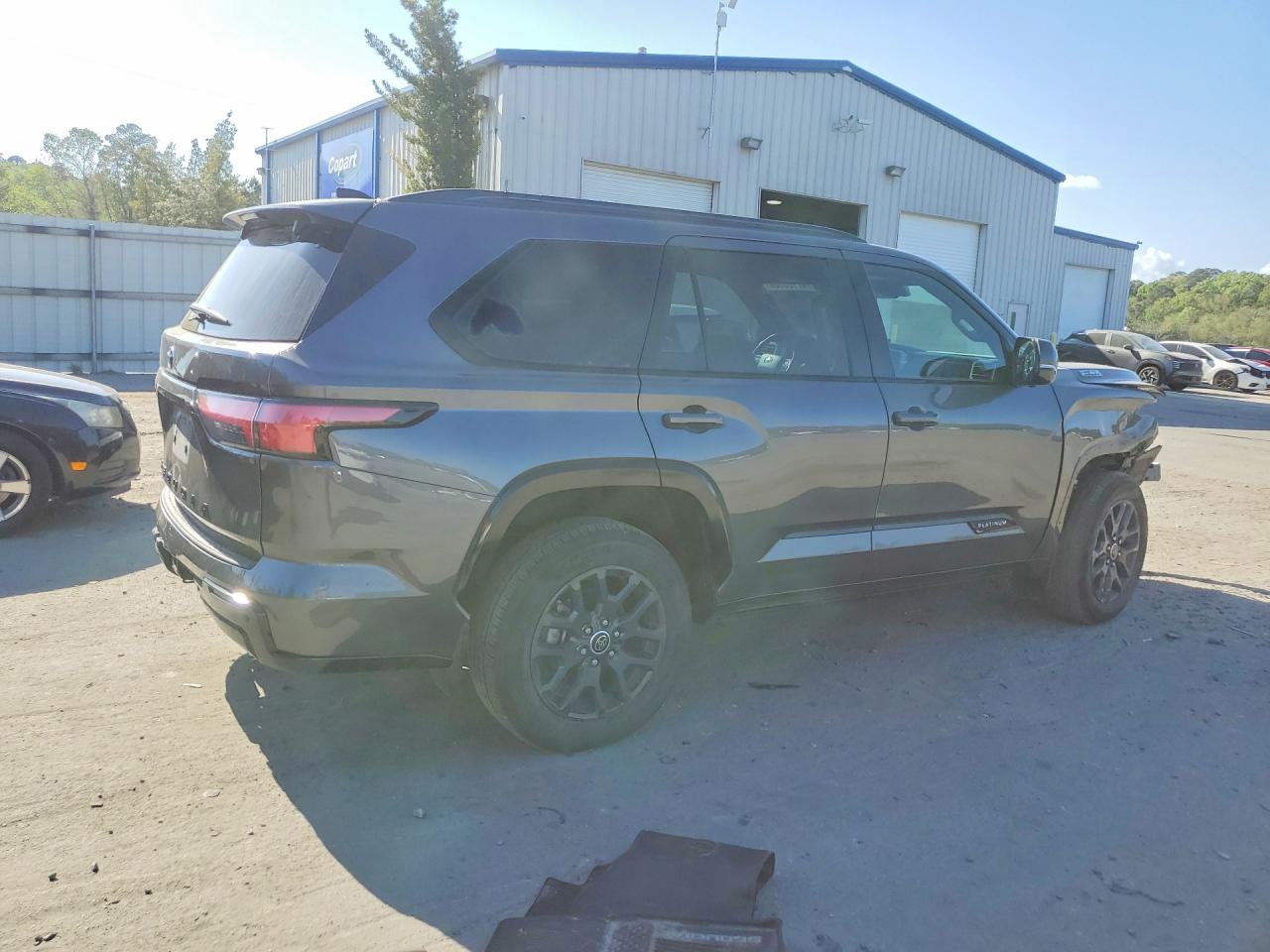 2023 Toyota Sequoia VIN 7SVAAABA9PX015102 COPART salvage auction — Front End, GA - CERT OF TITLE-SALVAGE, sold $28,750 on 2026-07-02 (photo 3)