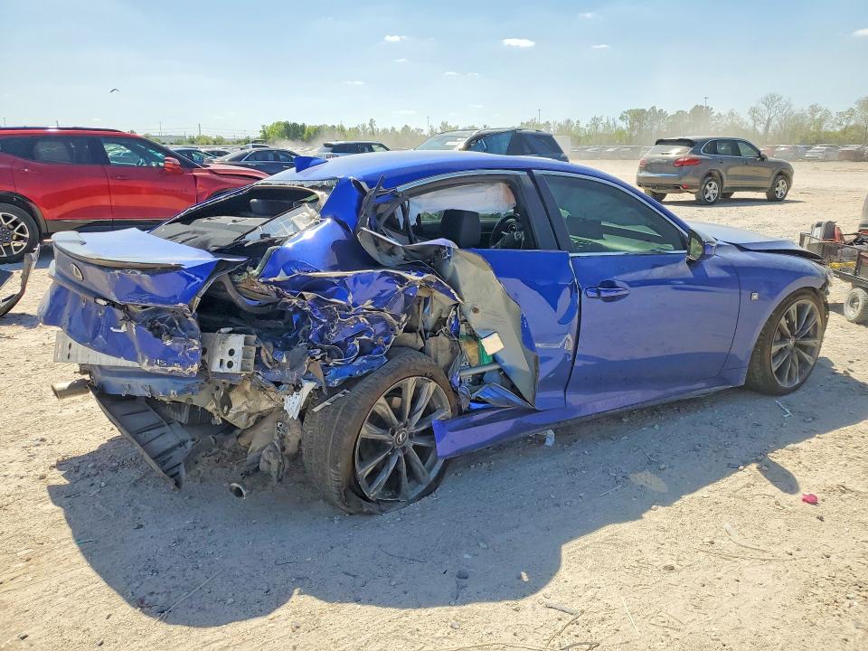 2022 Lexus Is VIN JTHGZ1B29N5048999 COPART salvage auction — ALL OVER, Tx - Salvage Vehicle Title, sold $2,050 on 2026-07-31 (photo 3)