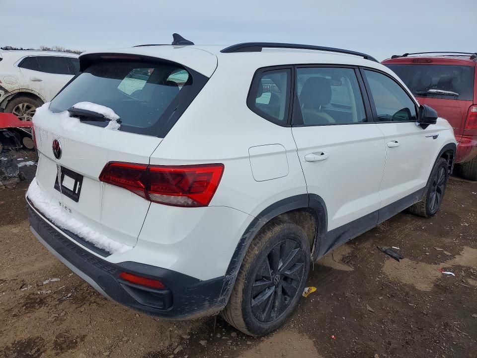 2024 Volkswagen Taos VIN 3VV5X7B23RM120475 COPART salvage auction — FRONT END, Tx - Certificate Of Title, sold $7,100 on 2026-07-28 (photo 3)