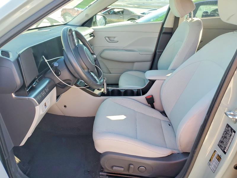 2024 Hyundai Kona VIN KM8HC3AB6RU078795 COPART salvage auction — FRONT END, Nv - Salvage Title, sold $6,600 on 2026-07-13 (photo 7)
