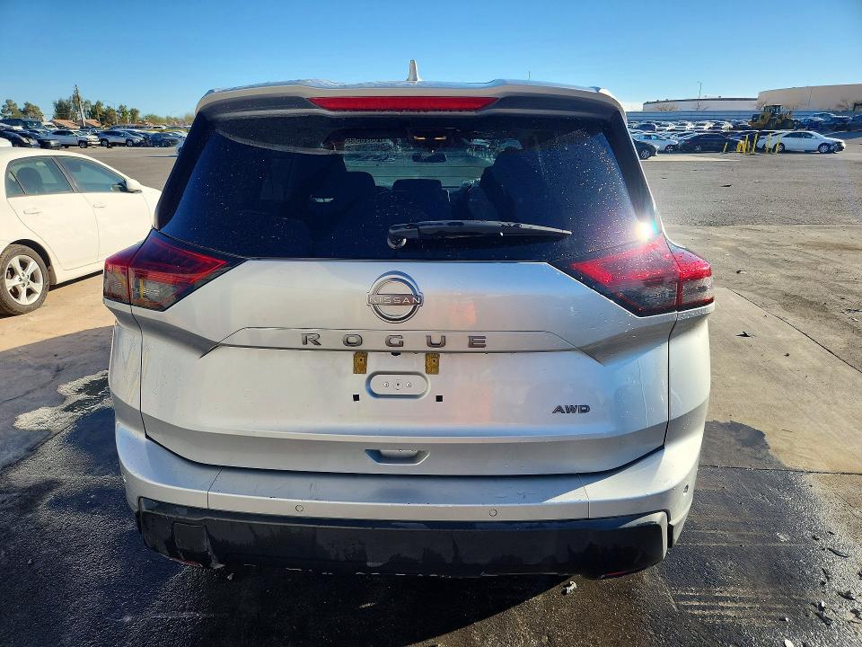 2025 Nissan Rogue VIN 5N1BT3BB6SC794502 COPART salvage auction — FRONT END, AZ - CERTIFICATE OF TITLE (P), sold $450 on 2026-09-23 (photo 6)