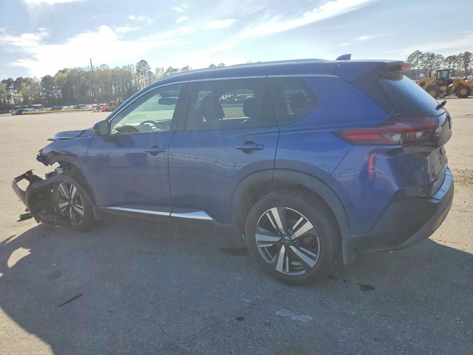2021 Nissan Rogue VIN JN8AT3CB6MW238629 COPART salvage auction — FRONT END, Nc - Salvage Certificate Of Title, sold $850 on 2026-07-28 (photo 2)