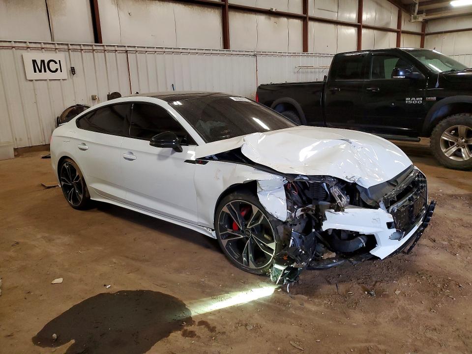 2025 Audi Rs5 VIN WAUC4CF51SA014960 COPART salvage auction — FRONT END, Salvage Title, sold $12,600 on 2026-08-14 (photo 4)