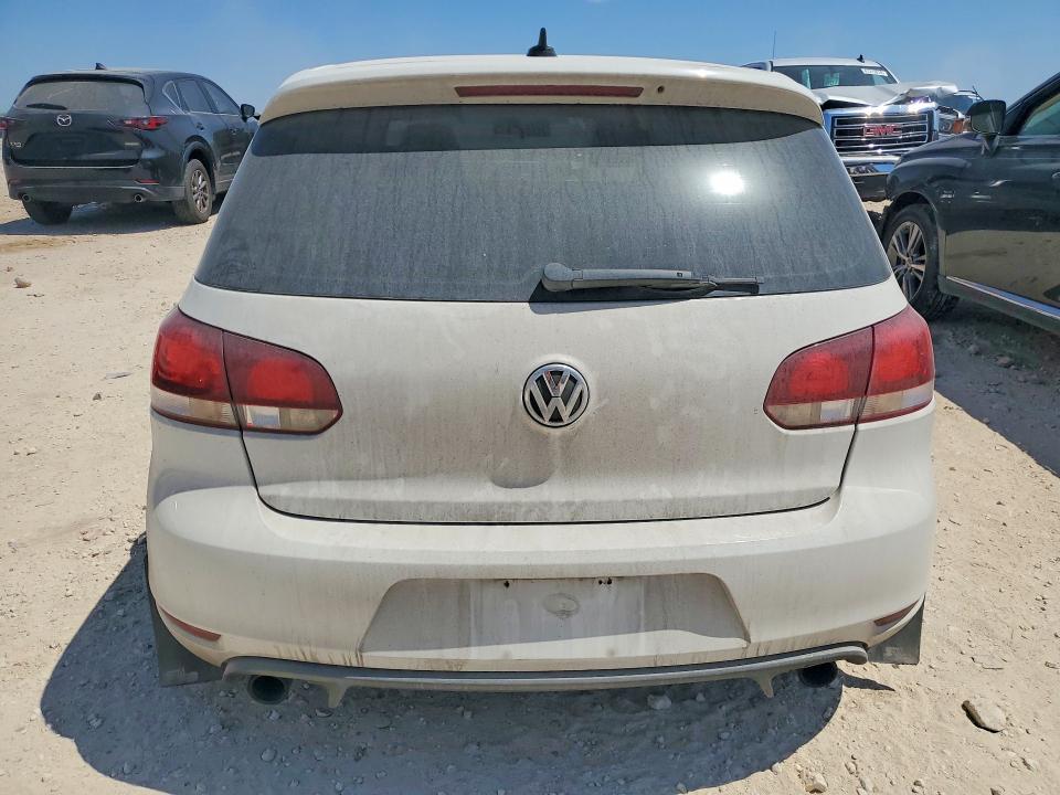 2013 Volkswagen Gti VIN WVWGV7AJ1DW121395 COPART salvage auction — MINOR DENT/SCRATCHES, Tx - Salvage Vehicle Title, sold $2,800 on 2026-07-02 (photo 6)