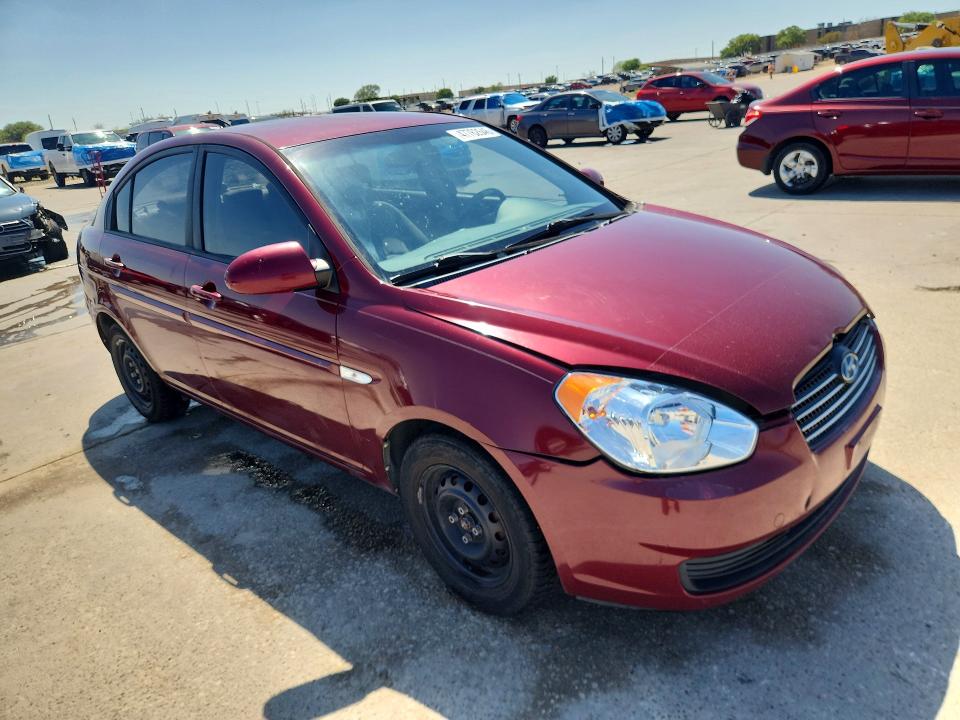 2007 Hyundai Accent VIN KMHCN46C07U142726 COPART salvage auction — FRONT END, Tx - Certificate Of Title, sold $200 on 2026-07-23 (photo 4)