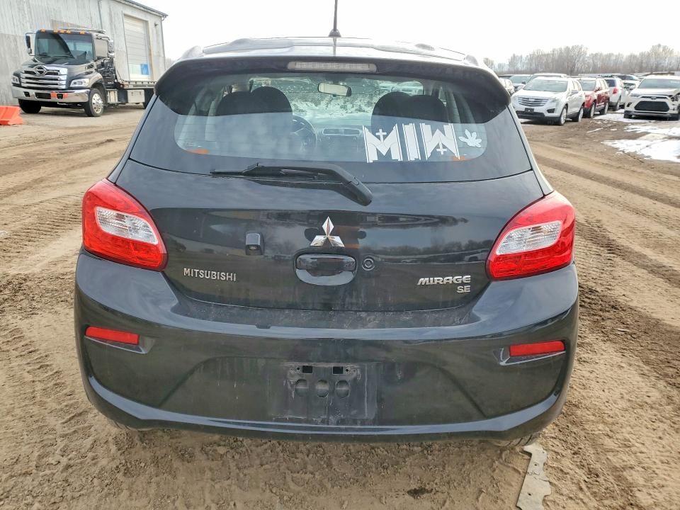 2019 Mitsubishi Mirage VIN ML32A4HJ8KH001687 COPART salvage auction — SIDE, Il - Salvage Certificate, sold $1,100 on 2026-07-15 (photo 6)