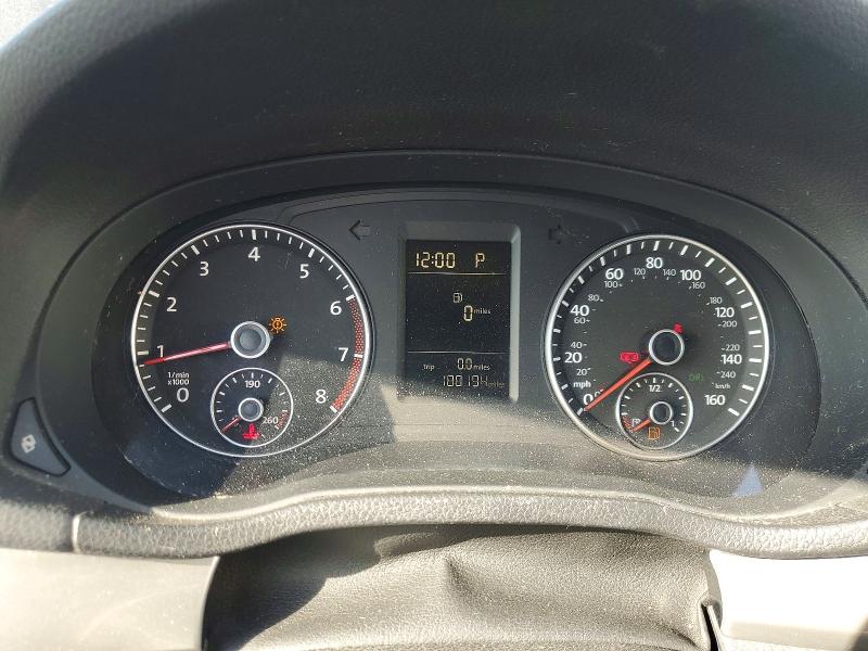 2012 Volkswagen Passat VIN 1VWAP7A30CC056960 COPART salvage auction — SIDE, Ca - Dis/Dlr/Exp Only Clean Title, sold $450 on 2026-07-02 (photo 9)