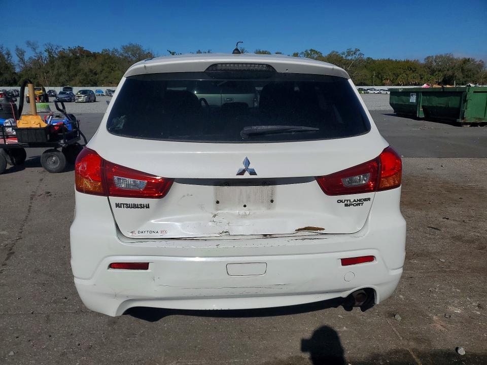 2011 Mitsubishi Outlander sport VIN JA4AP3AU6BZ001357 COPART salvage auction — REAR END, FL - CERT OF TITLE SLVG REBUILDABLE, sold $1,050 on 2026-07-13 (photo 6)
