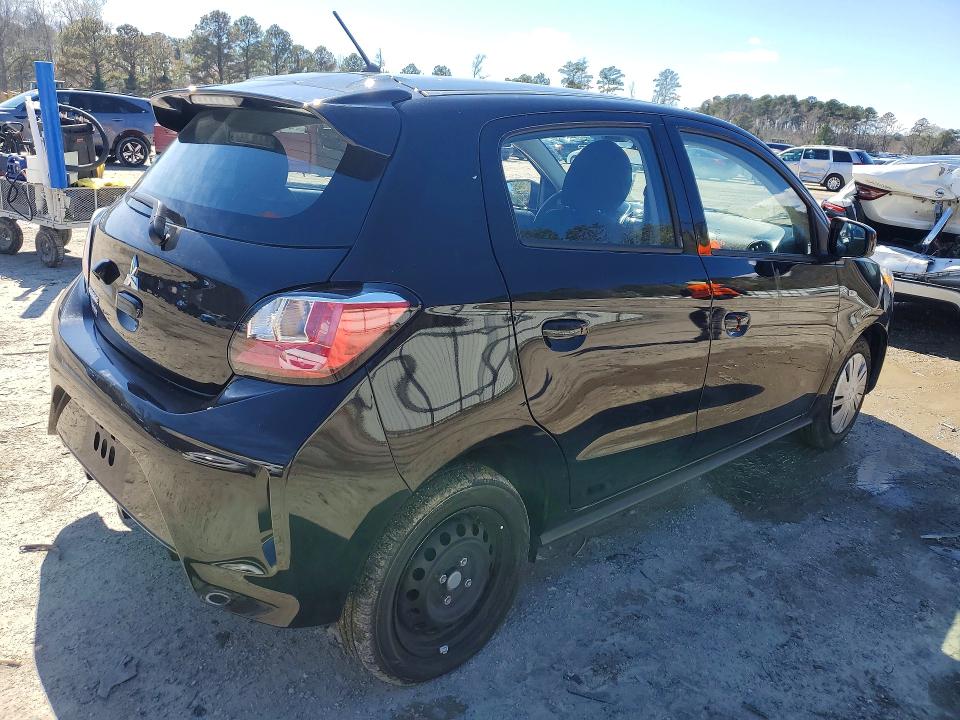 2024 Mitsubishi Mirage VIN ML32AUHJ9RH037592 COPART salvage auction — SIDE, Va - Cert Of Title - Salvage, sold $3,100 on 2026-07-14 (photo 3)