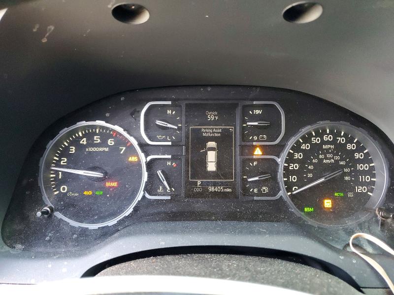 2019 Toyota Tundra VIN 5TFDY5F13KX865997 COPART salvage auction — FRONT END, Md - Cert Of Salvage > 75% Damage, sold $15,800 on 2026-07-10 (photo 9)