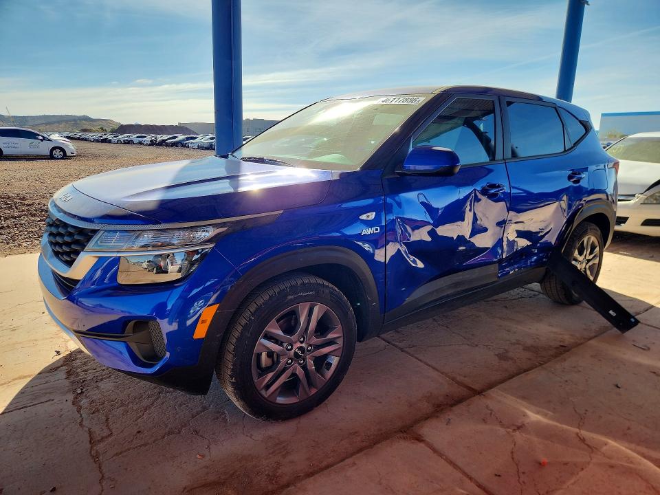 2022 Kia Seltos VIN KNDEPCAA5N7251914 COPART salvage auction — SIDE, Az - Cert Of Title - Salvage, sold $3,150 on 2026-07-09 (photo 1)
