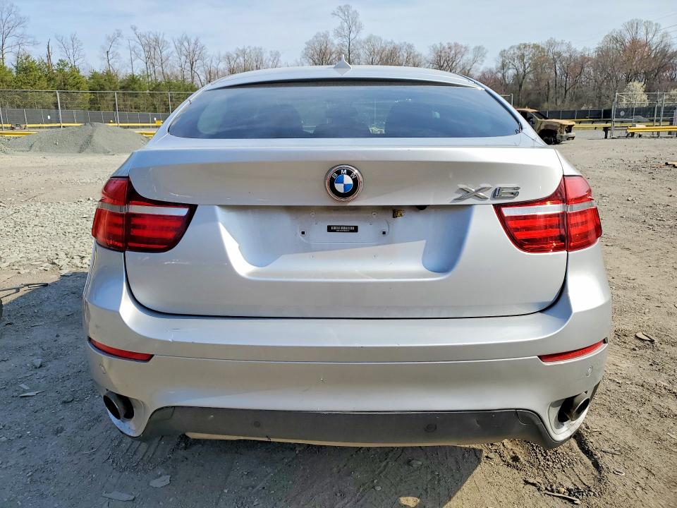2014 BMW X6 VIN 5UXFG2C50E0H09741 COPART salvage auction — FRONT END, Md - Cert Of Salvage > 75% Damage, sold $800 on 2026-07-24 (photo 6)