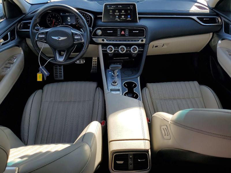 2019 Genesis G70 VIN KMTG74LE8KU034077 COPART salvage auction — SIDE, CA, sold $5,100 on 2026-07-15 (photo 8)