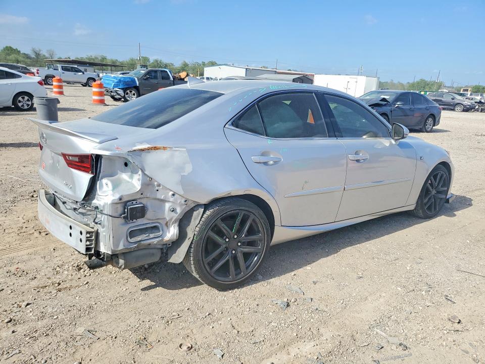 2014 Lexus Is VIN JTHBF1D23E5031180 COPART salvage auction — REAR END, Tx - Cert Of Title-Rebuilt Salvage, sold $6,700 on 2026-07-09 (photo 3)