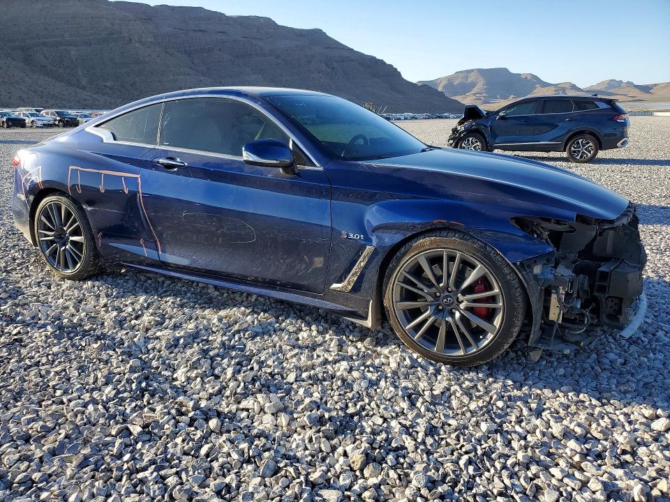 2017 Infiniti Q60 VIN JN1FV7EK8HM611366 COPART salvage auction — FRONT END, Salvage Title, sold $5,100 on 2026-08-26 (photo 4)