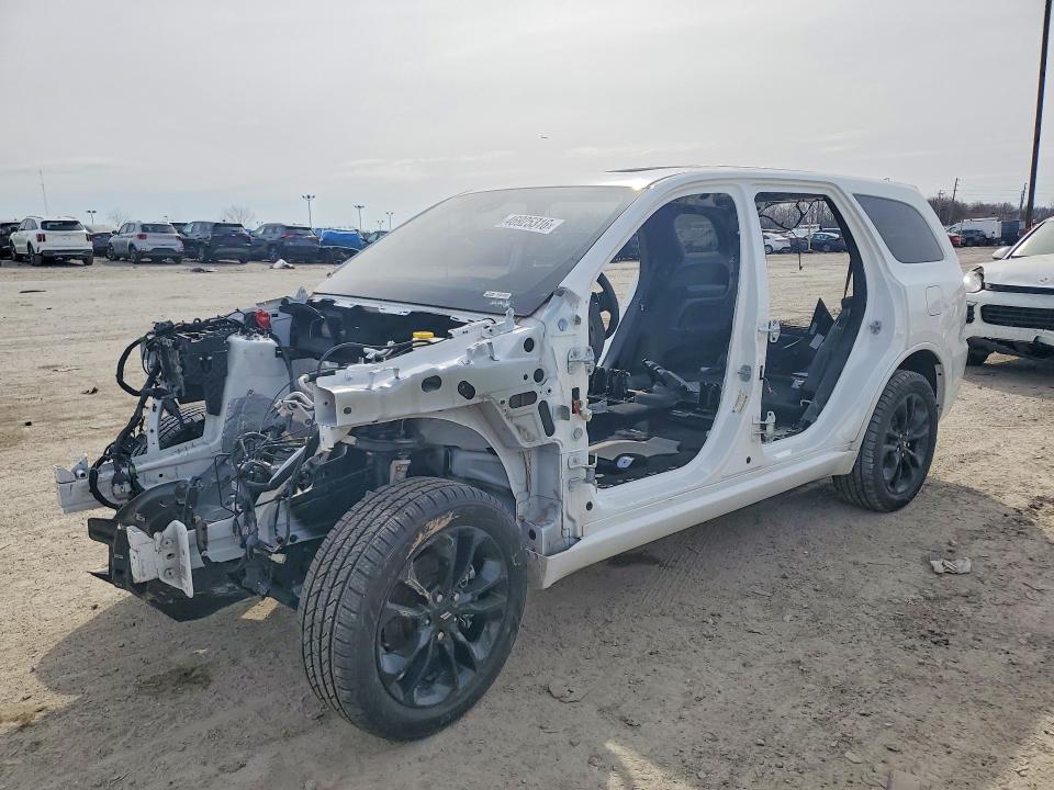 2020 Dodge Durango VIN 1C4SDJCT8LC120270 COPART salvage auction — Vandalized, IN - CERT OF TITLE-SALVAGE TITLE, sold $1,150 on 2026-05-05 (photo 1)