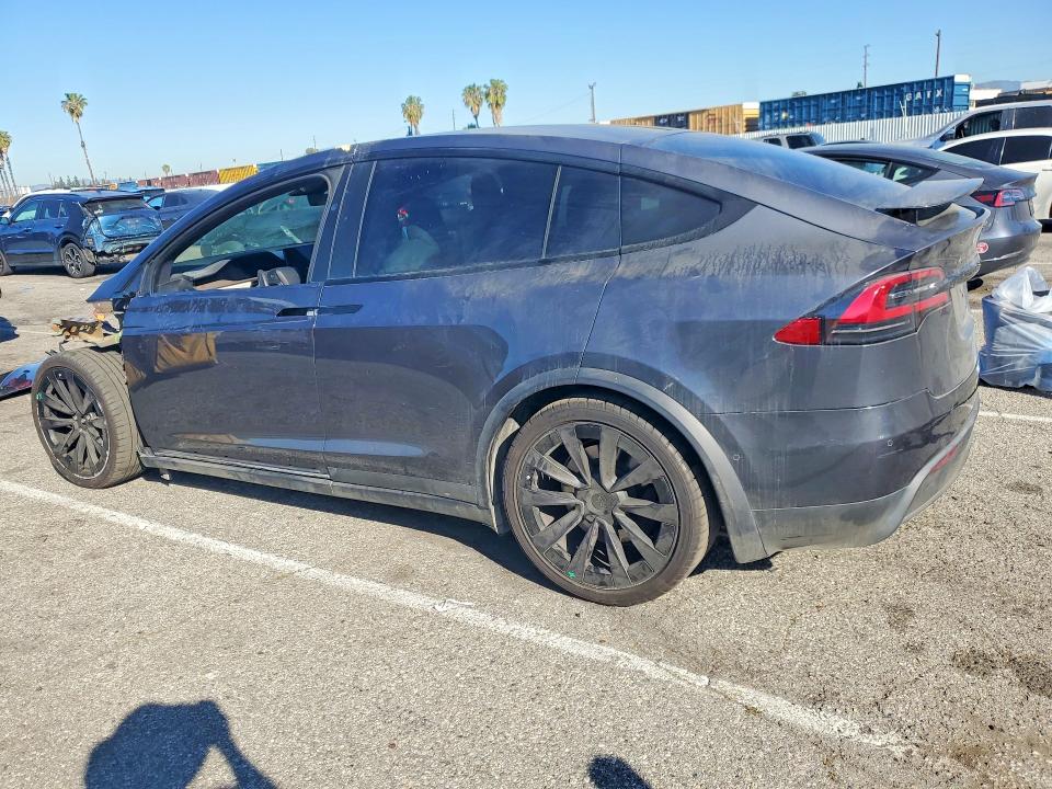 2022 Tesla Model x VIN 7SAXCBE51NF329551 COPART salvage auction — FRONT END, Ca - Salvage Certificate, sold $12,700 on 2026-07-31 (photo 2)