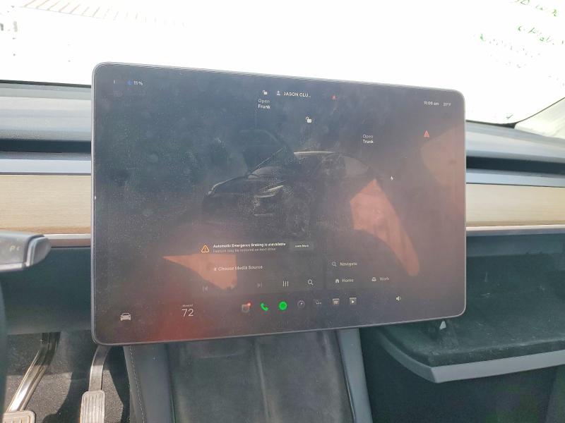 2022 Tesla Model y VIN 7SAYGDEE6NA016142 COPART salvage auction — REAR END, Oh - Cert Of Title-Salvage, sold $7,000 on 2026-07-24 (photo 9)