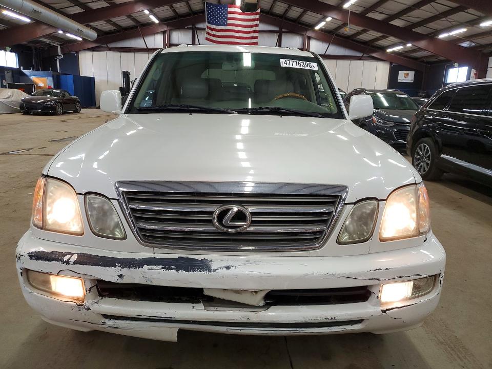 2004 Lexus Lx 470 VIN JTJHT00W343543665 COPART salvage auction — FRONT END, Ct - Certificate Of Title (P), sold $6,000 on 2026-07-27 (photo 5)