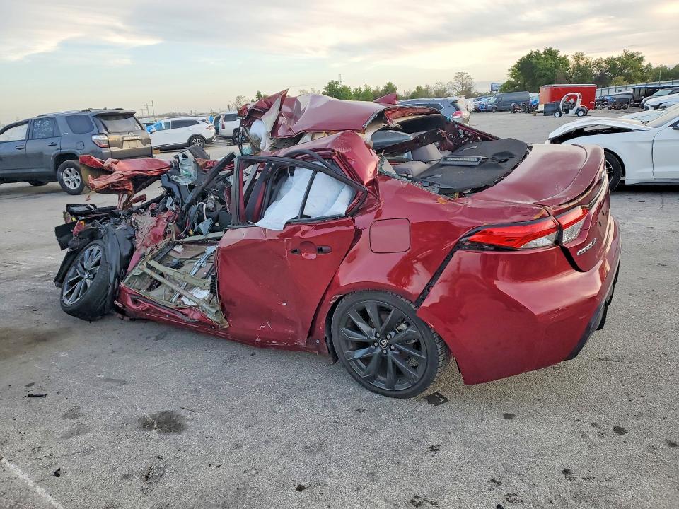 2023 Toyota Corolla VIN 5YFS4MCE3PP166198 COPART salvage auction — ROLLOVER, Fl - Certificate Of Destruction, sold $775 on 2026-07-14 (photo 2)