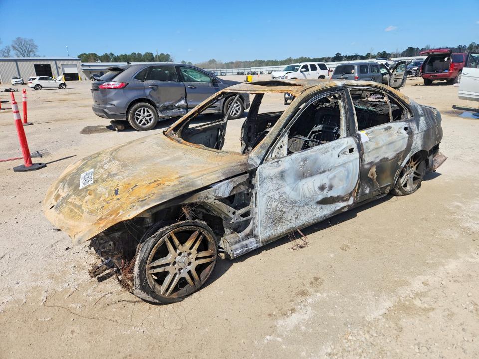 2008 Mercedes-benz C-klasse VIN WDDGF56X18F123688 COPART salvage auction — BURN, Sc - Non-Reb & Rem Salvage Title, sold $200 on 2026-07-06 (photo 1)