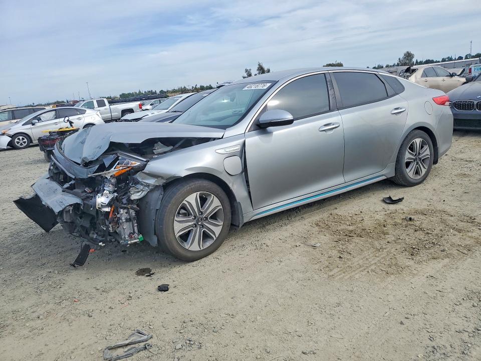 2017 Kia Optima hybrid VIN KNAGV4LD5H5009083 COPART salvage auction — FRONT END, Ca - Salvage Certificate, sold $300 on 2026-07-14 (photo 1)