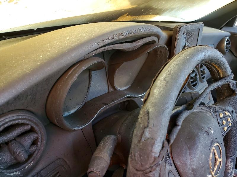 2018 Mercedes-benz C class VIN WDDWK4JB9JF617896 COPART salvage auction — BURN, CA - SALVAGE CERTIFICATE, sold $625 on 2026-07-14 (photo 9)