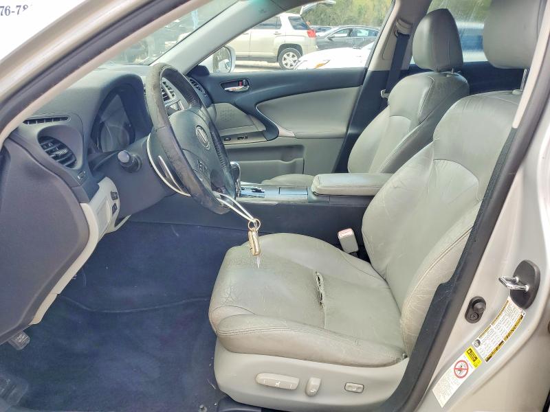 2007 Lexus Is VIN JTHBK262872052058 COPART salvage auction — FRONT END, Fl - Cert Of Title Slvg Rebuildable, sold $375 on 2026-07-14 (photo 7)