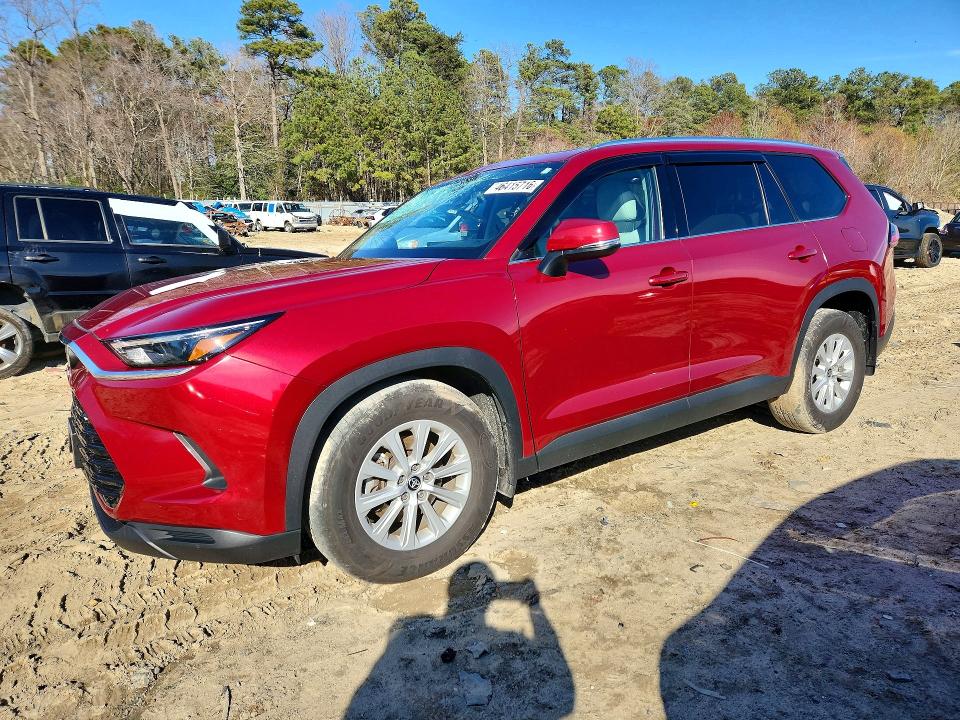 2024 Toyota Highlander VIN 5TDACAB52RS014096 COPART salvage auction — FRONT END, Id - Salvage Certificate Of Title, sold $22,200 on 2026-07-14 (photo 1)