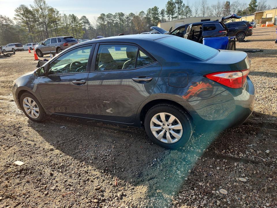 2016 Toyota Corolla VIN 5YFBURHE6GP540437 COPART salvage auction — SIDE, NC - SALVAGE CERTIFICATE OF TITLE, sold $2,750 on 2026-07-24 (photo 2)