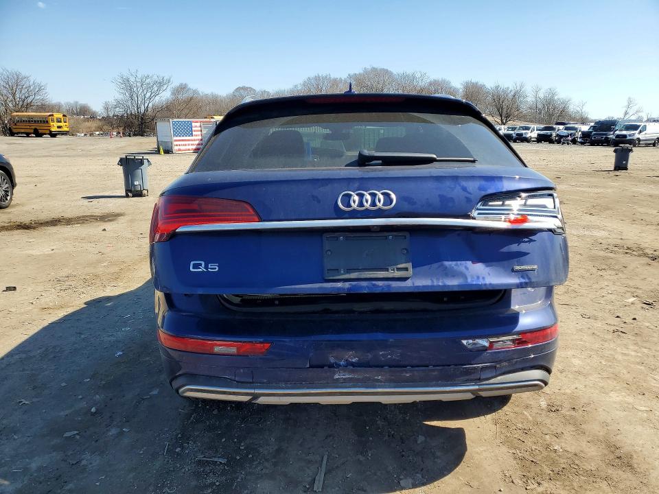 2023 Audi Q5 VIN WA1BBAFY8P2084812 COPART salvage auction — REAR END, Id - Salvage Certificate Of Title, sold $13,600 on 2026-07-14 (photo 6)