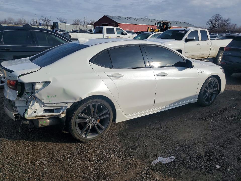 2020 Acura Tlx VIN 19UUB1F62LA800991 COPART salvage auction — REAR END, Salvage Title, sold $7,600 on 2026-08-25 (photo 3)