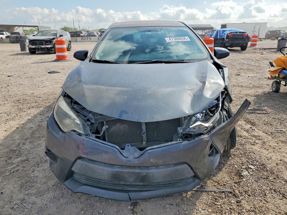 2015 Toyota Corolla VIN 5YFBURHE6FP306586 COPART salvage auction — FRONT END, Tx - Salvage Vehicle Title, sold $1,700 on 2026-07-02 (photo 5)