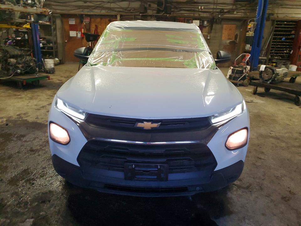 2021 Chevrolet Trailblazer VIN KL79MMS22MB030707 COPART salvage auction — FRONT END, On - Permit Irrepairable, sold $3,550 on 2026-07-14 (photo 5)
