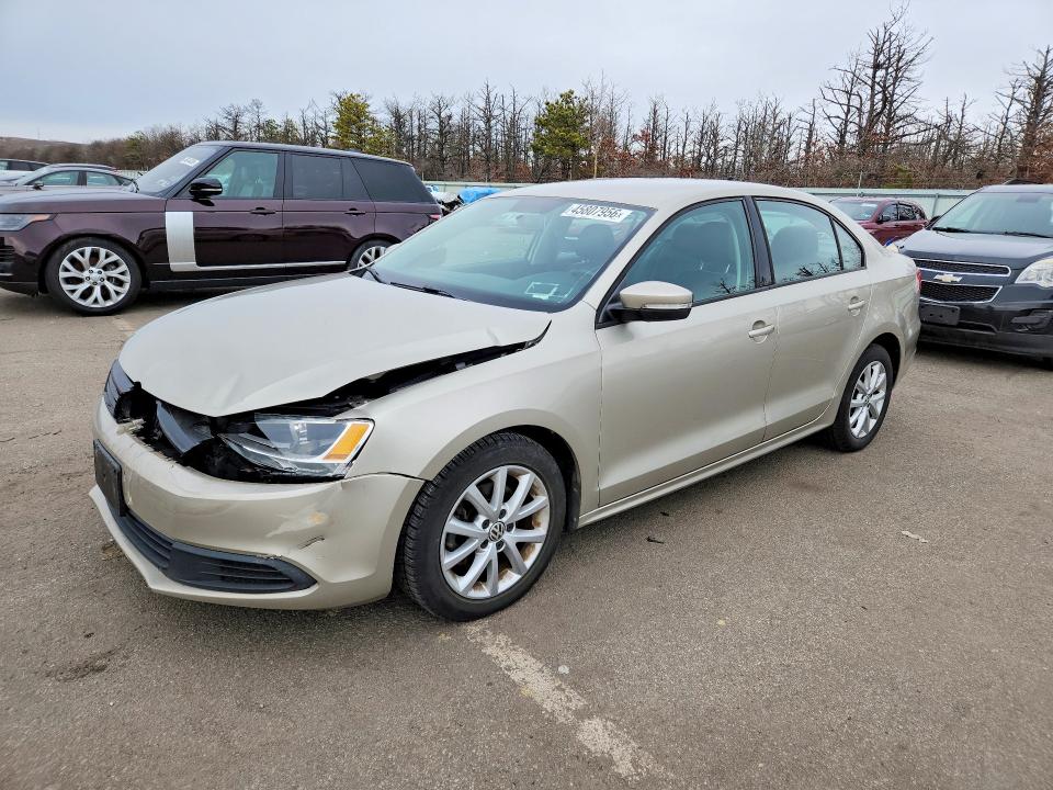 2012 Volkswagen Jetta VIN 3VWDP7AJ7CM455780 COPART salvage auction — FRONT END, Ny - Mv907A-Parts Only W/Lienholder, sold $400 on 2026-08-24 (photo 1)